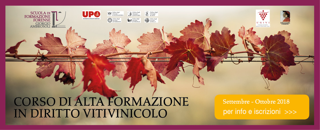alta formazione diritto vitivinicolo